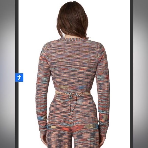 NIA Anjelica top REVOLVE wrap style top size M - Picture 4 of 6